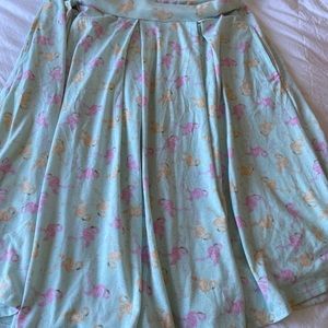 Flamingo skirt